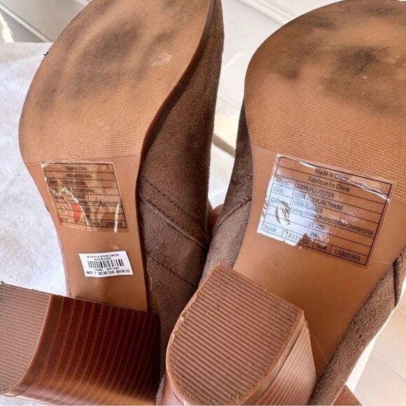Torrid Tan Ankle Booties size 9 - Picture 8 of 9